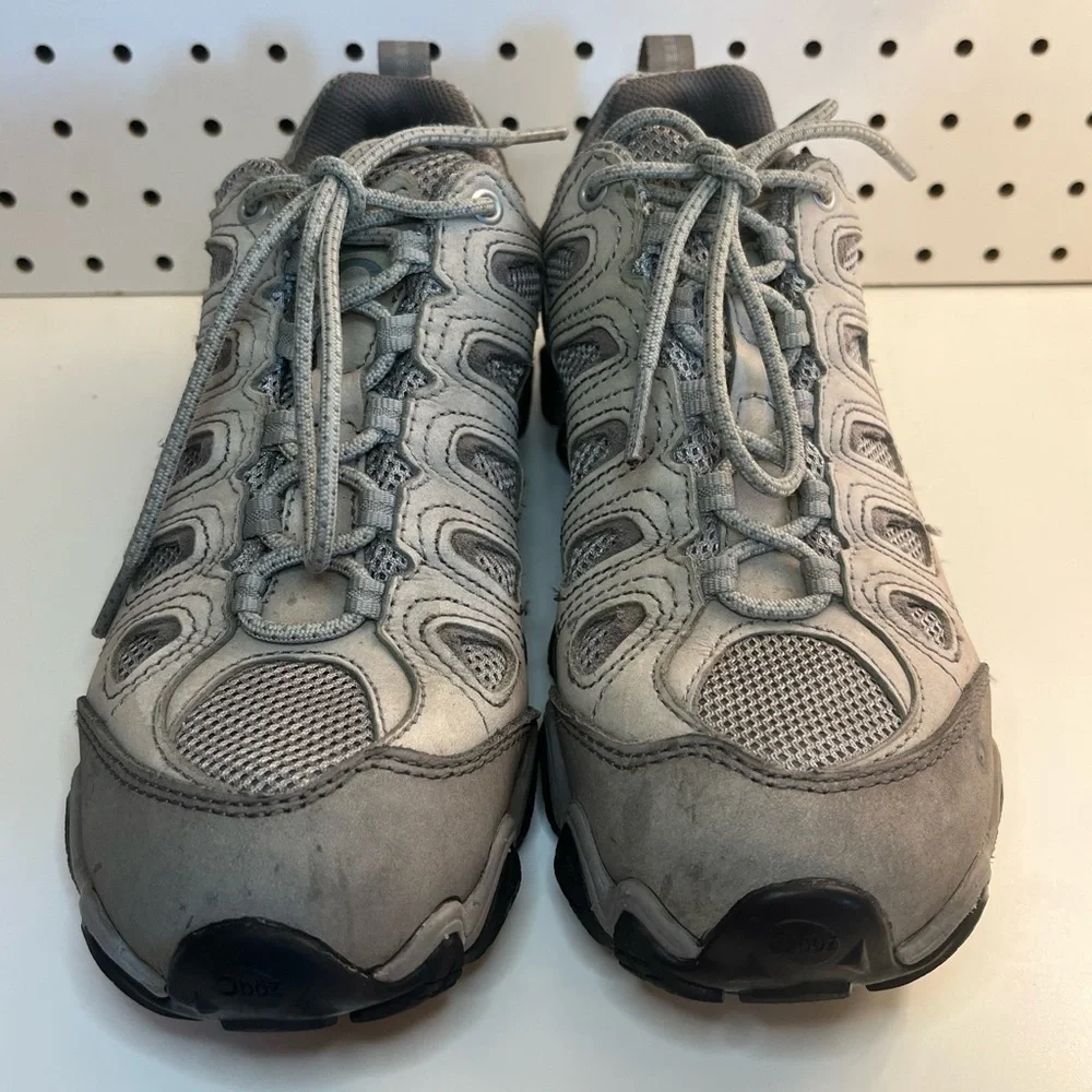 Oboz Sawtooth II Low Women's Hiking Shoes Size 7 Gray Lace Up